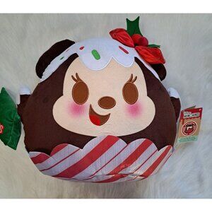 Disney Munchlings - Minnie Mouse Holiday Toffee Pudding Plush - 15 3/4" - New